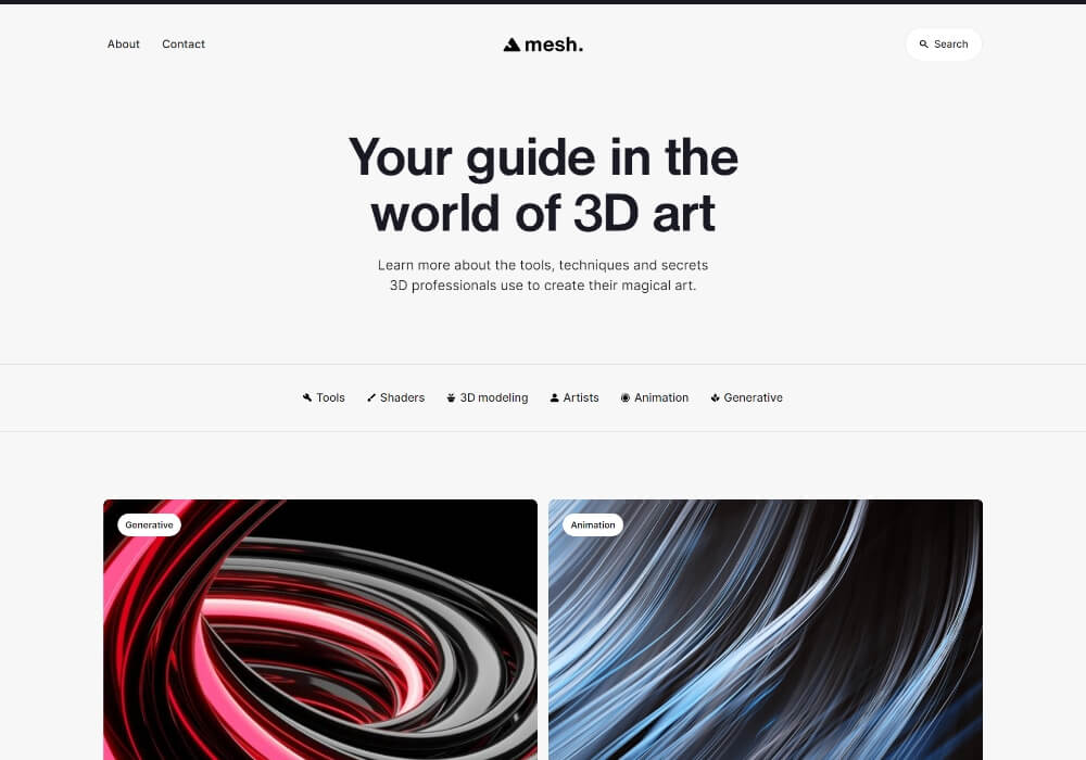 Mesh Blog Template